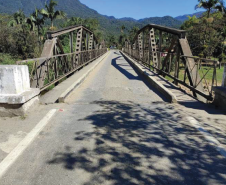 Reforma de ponte metálica em Morretes começa nesta segunda-feira -  Foto: DER/PARANÁ