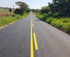 Obras de conservação de rodovias em Tapira e Nova Olímpia estão quase concluídas -  Foto: DER/PARANÁ