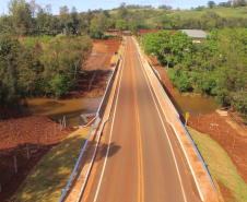 DER/PR está finalizando obras para acabar com alagamentos em rodovia no Vale do Ivaí;  Foto: DER/PARANÁ