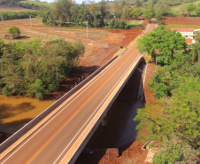 DER/PR está finalizando obras para acabar com alagamentos em rodovia no Vale do Ivaí;  Foto: DER/PARANÁ