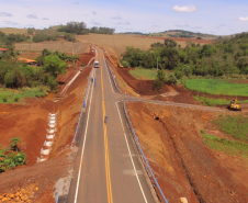 DER/PR está finalizando obras para acabar com alagamentos em rodovia no Vale do Ivaí;  Foto: DER/PARANÁ