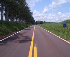 Rodovia entre Paranavaí e São João do Caiuá ganha reforço na sinalização Foto: DER/PARANÁ