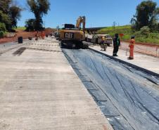 Duplicação do Contorno Oeste de Cascavel chega a 78% das obras executadas - Foto: DER