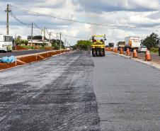 Cascavel, 29 de novembro de 2022 - Obras de duplicação da BR 277 Foto: Roberto Dziura Jr/AEN