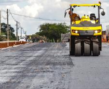 Cascavel, 29 de novembro de 2022 - Obras de duplicação da BR 277 Foto: Roberto Dziura Jr/AEN