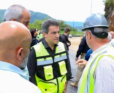 Após chuvas intensas, três rodovias do Litoral têm pontos com bloqueio Foto: Rodrigo Félix Leal / Seil