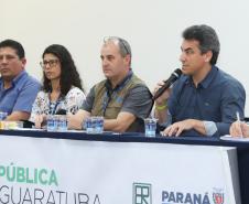 Em audiência pública, Governo debate com população obras da Ponte de Guaratuba - Foto: Rodrigo Félix Leal/SEIL