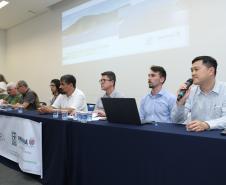 Em audiência pública, Governo debate com população obras da Ponte de Guaratuba - Foto: Rodrigo Félix Leal/SEIL