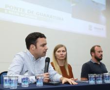 Em audiência pública, Governo debate com população obras da Ponte de Guaratuba - Foto: Rodrigo Félix Leal/SEIL