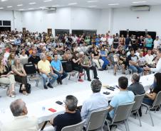 Segundo dia de audiência pública da Ponte de Guaratuba tem ampla participação popular Foto: Rodrigo Felix Leal/SEIL