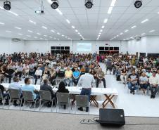 Segundo dia de audiência pública da Ponte de Guaratuba tem ampla participação popular Foto: Rodrigo Felix Leal/SEIL