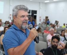 Segundo dia de audiência pública da Ponte de Guaratuba tem ampla participação popular Foto: Rodrigo Felix Leal/SEIL