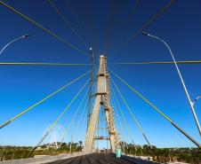 Com estrutura finalizada, Ponte da Integração Brasil-Paraguai atinge 96,6% de conclusão - Foto: Rodrigo Félix Leal / Seil