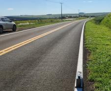 PR-558 Campo Mourão e Araruna Rodovia entre Campo Mourão e Araruna recebe reforço de sinalização Foto: DER