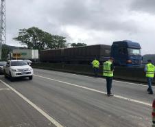 Faixa adicional da BR-277 entre o km 39 e o km 40 é liberada; trecho requer cautela - Foto: DER