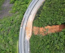 BR-277 terá restrição de tráfego de caminhões aos finais de semana no Litoral - Foto: Rodrigo Félix Leal / SEIL