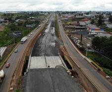 Com terraplanagem concluída, duplicação da BR-277 em Guarapuava entra na reta final Foto: DER/PR