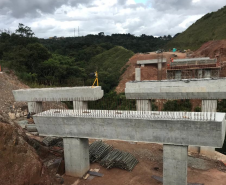 Com investimento de R$ 90 mi, duplicação da Rodovia dos Minérios atinge 50% de conclusão - Foto: DER