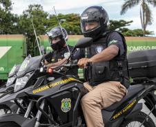 Com maior mobilidade, novas motos reforçam segurança nos portos do Paraná Foto: Claudio Neves/Portos do Paraná