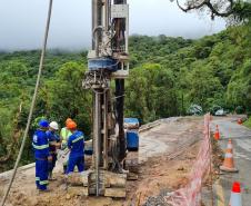 DER libera Estrada da Graciosa; chuvas e monitoramento das encostas podem levar a novos bloqueios - Foto: DER