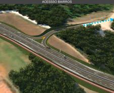 Governador anuncia pacote de obras de infraestrutura de R$ 3,4 bilhões. Na foto, projeto do corredor Metropolitano de Curitiba. Foto: Reprodução do projeto