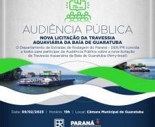 Audiência pública do ferry boat de Guaratuba acontece nesta quinta-feira (09)  