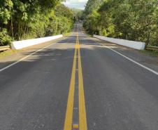 Avançam editais de reforma de 35 pontes nas regiões Norte, Norte Pioneiro e Vale do Ivaí - Ponte Rio Barra Grande PR-090 no limite entre Curiúva e Sapopema Foto: DER