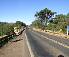 Governo vai investir R$ 9,3 milhões em reformas de pontes no Sudoeste do Paraná - Ponte Rio Caçadorzinho PRC-158 no limite entre Pato Branco e Vitorino Foto: DER