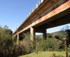 Governo vai investir R$ 9,3 milhões em reformas de pontes no Sudoeste do Paraná - Ponte Rio Capanema PR-281 no limite entre Realeza e Planalto Foto: DER