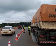 DER/PR ativa balança de fiscalização de cargas na região de Guarapuava Foto: DER