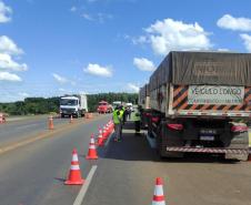 DER/PR ativa balança de fiscalização de cargas na região de Guarapuava Foto: DER