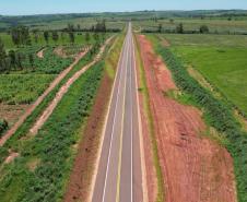 Estrada da Boiadeira atinge 99,8% de conclusão Foto: DER