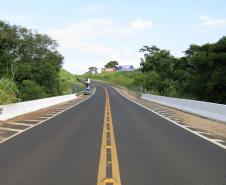 Ponte sobre o Rio São Pedro na PR-691 Foto: DER