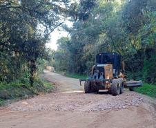 Infraestrutura 2023 - Veja o balanço da infraestrutura no primeiro trimestre nos Campos Gerais e região  central  - Conservação de Rodovia não pavimentada