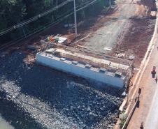 Com avanço dos projetos ambientais, medição mostra evolução da duplicação da Rodovia das Cataratas Foto: DER