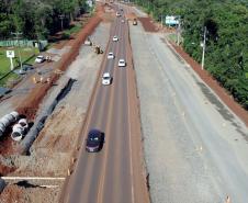 Com avanço dos projetos ambientais, medição mostra evolução da duplicação da Rodovia das Cataratas Foto: DER