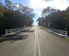Contrato assinado: pontes de Guarapuava e região vão receber investimento de R$ 2,4 milhões  - Ponte Rio das Cobras PR-473