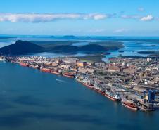 Os avanços na regularização de áreas operacionais no Porto de Paranaguá foram grandes nos primeiros 100 dias de gestão estadual. Foto: Rodrigo Félix Leal / SEIL