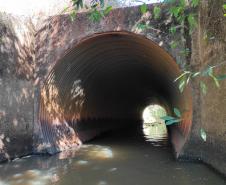 Edital de reforma de pontes em rodovias estaduais do Norte Pioneiro entra na fase final  - Galeria km 113,17 PR-436 em Itambaracá -