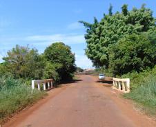 Edital de reforma de pontes em rodovias estaduais do Norte Pioneiro entra na fase final  - Ponte Ribeirão Panema PR-518 em Santa Mariana