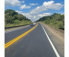 Ligação rodoviária entre Jaguariaíva e Piraí do Sul recebe melhorias no pavimento Foto: DER
