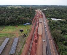 Rodovia das Cataratas terá bloqueio de tráfego na segunda para transporte de grandes vigas Foto: Albari Rosa/AEN