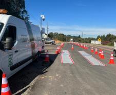 Nova balança rodoviária em Piên melhora segurança na divisa com Santa Catarina Foto: DER