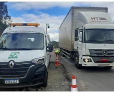 Nova balança rodoviária em Piên melhora segurança na divisa com Santa Catarina Foto: DER