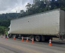 Nova balança rodoviária em Piên melhora segurança na divisa com Santa Catarina Foto: DER