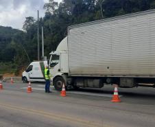 Nova balança rodoviária em Piên melhora segurança na divisa com Santa Catarina Foto: DER