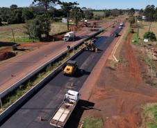 Com novos viadutos prontos, duplicação da BR-277 em Cascavel chega a 70,8% de conclusão  Foto: DER-PR