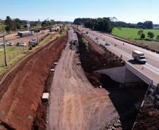 Com novos viadutos prontos, duplicação da BR-277 em Cascavel chega a 70,8% de conclusão  Foto: DER-PR