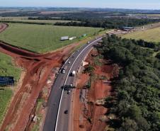 Com novos viadutos prontos, duplicação da BR-277 em Cascavel chega a 70,8% de conclusão  Foto: DER-PR