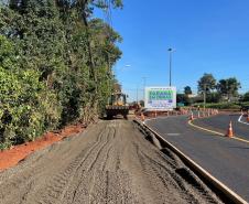 Duplicação da Rodovia das Cataratas chega a 11,81% de conclusão Foto: DER